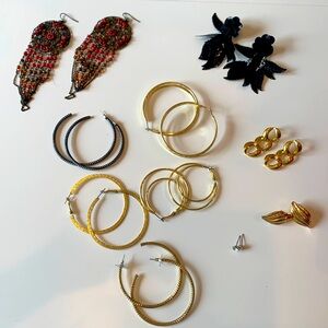 Ladies Earrings-Bundle of 10.